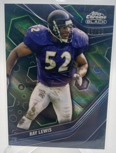 2023 Topps Composite #103 Ray Lewis Chrome Black Green Wave Refractor #/99