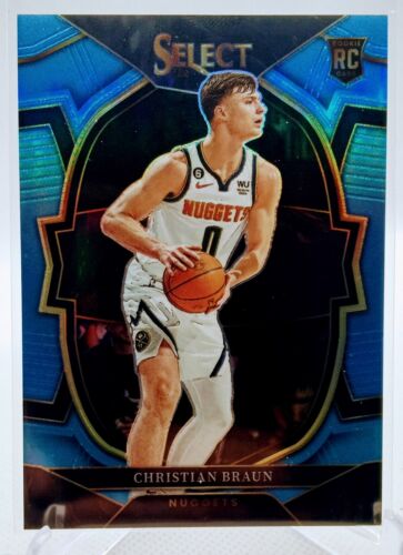 2022-23 Select Christian Braun Concourse Light Blue Prizm Rookie RC /299