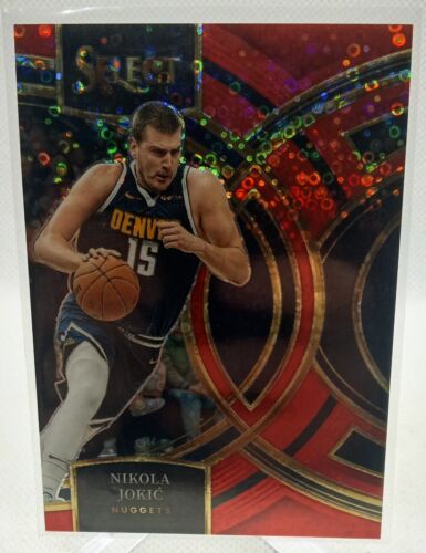 2023-24 Panini Select Nikola Jokic #169 Premier Level Red Prizm /49