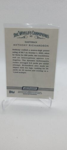 2023 Topps Composite Anthony Richardson RC #403 Allen & Ginter Colts