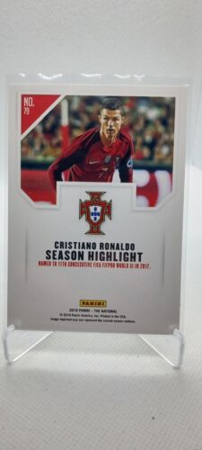 2018 Panini The National Magnetic Fur- Christiano Ronaldo /99 Rare! Soccer!