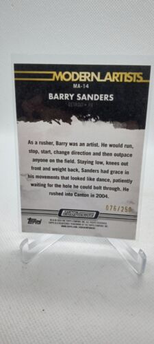 2024 Topps Composite Barry Sanders Modern Artists Green Emerald /250