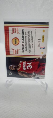 2010-11 Limited Retired Numbers Autograph- Hakeem Olajuwon /99 Houston Rockets!