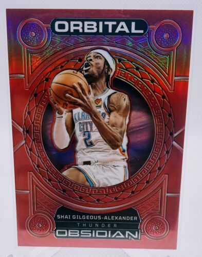 2022-23 Obsidian Shai Gilgeous-Alexander Orbital Red Flood Asia Tmall OKC SGA