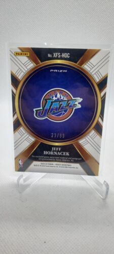 2023-24 Panini Select Jeff Hornacek Purple Prizm  X-Factor Patch Auto /99 jazz