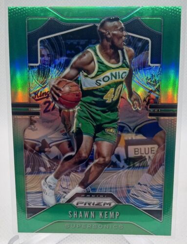 2019-20 Prizm Green Prizm- Shawn Kemp Seattle Supersonics! Color Match