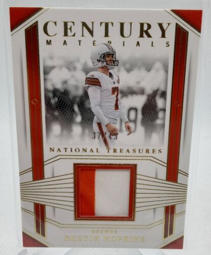 Dustin Hopkins 2023 Panini National Treasures Century Materials Gold Patch /49