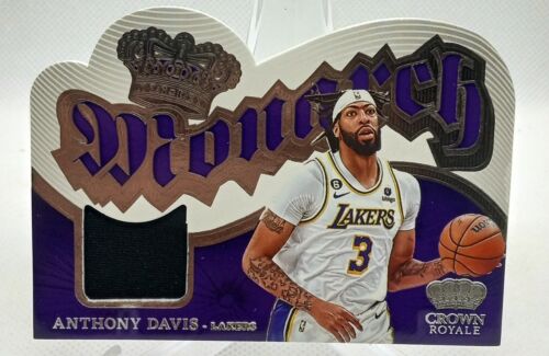 2023-24 Panini Crown Royale Monarch Memorabilia Patch Die Cut Anthony Davis