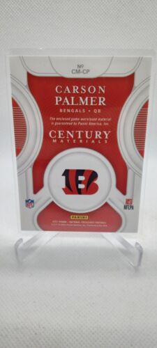 2021 National Treasures Century Materials Holo Silver Patch Carson Palmer /25