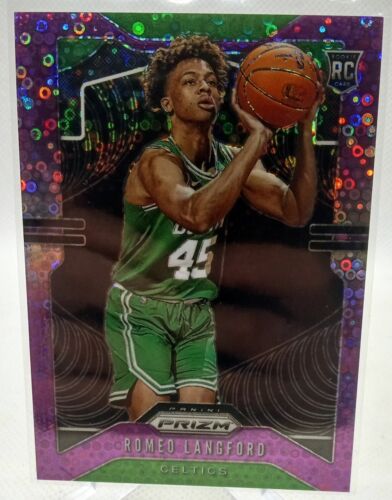 2019-20 Panini Prizm Purple Fast Break Prizm Romeo Langford RC Rookie #260 /75