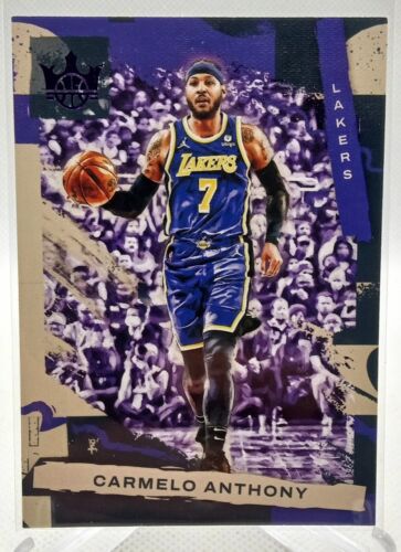 2021-22 Panini Court Kings Purple Violet /49 Carmelo Anthony #44 Rare