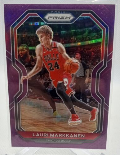 2020-21 Panini Prizm Purple /99 #116 Lauri Markkanen - Chicago Bulls