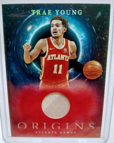 2020-21 Panini Origins Materials Patch Red- Trae Young /49 Atlanta Hawks SP!