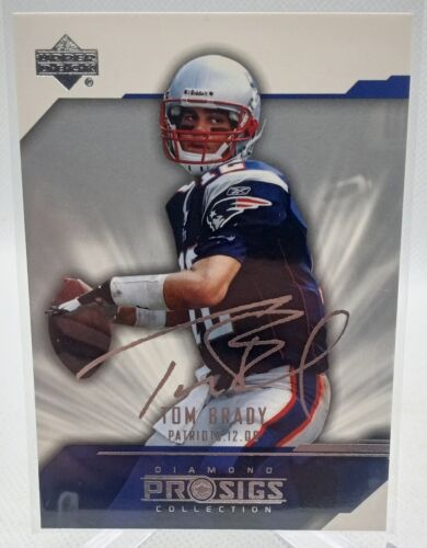 2004 Upper Deck Pro Sigs Tom Brady Diamond  Prosigs Collection #51 Patriots