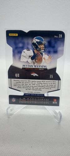 Peyton Manning #28 - 2014 Panini Elite - Aspirations Blue Die-Cut /82 (Broncos)