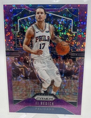 2019-20 Panini Prizm Purple Fast Break Disco Prizm /75 JJ Redick #36 Duke 76ers!