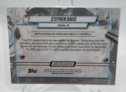 2023 Topps Composite Stephen Davis Resurgence Grounded Green Refractor /99 🔥