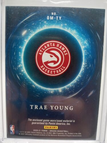 2020-21 Panini Origins Materials Patch Red- Trae Young /49 Atlanta Hawks SP!