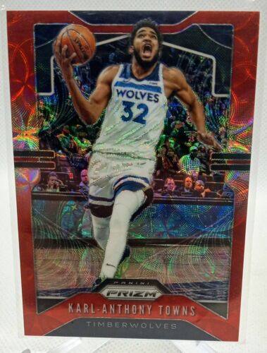 2019-20 Panini Prizm Red Choice /88 SP Karl-Anthony Towns Timberwolves #161