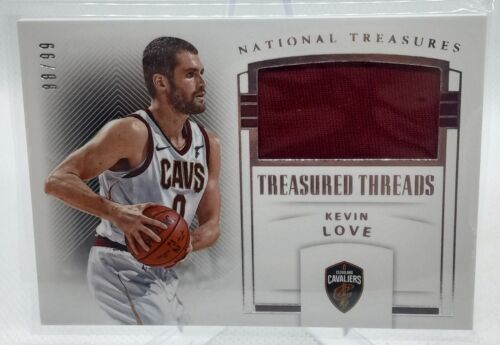 Kevin Love 2017-18 National Treasures /99 Treasured Threads Game Worn Patch