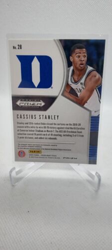 2020-21 Panini Prizm Draft Picks Choice CASSIUS STANLEY Tiger Stripe RC Rookie