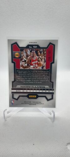 2023-24 Panini Prizm #191 Hakeem Olajuwon Prizms Blue #/199