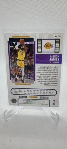 2022-23 Lebron James #36 Panini Contenders Season Ticket Mojo Premium LA Lakers