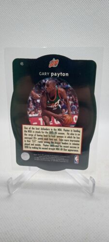 1996 SPx Gold Die Cut #45 Gary Payton Seattle SuperSonics BASKETBALL Card