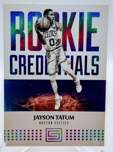 2017 Panini Status #18 Jayson Tatum Rookie Credentials RC