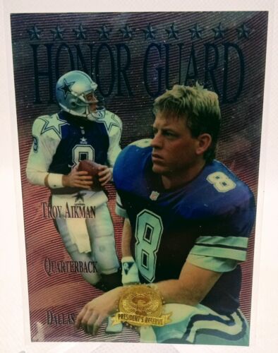 1996 Collector's Edge President's Reserve Honor Guard /1000 Troy Aikman #HG1 HOF