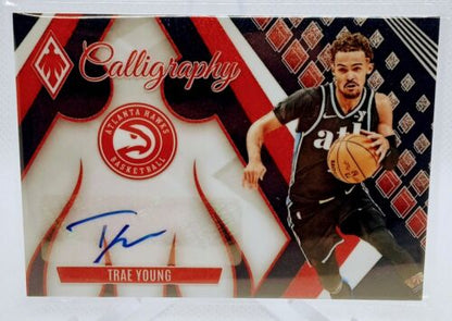 2023-24 Phoenix Onyx FOTL Calligraphy Autograph Auto Trae Young /17 SSP Hawks