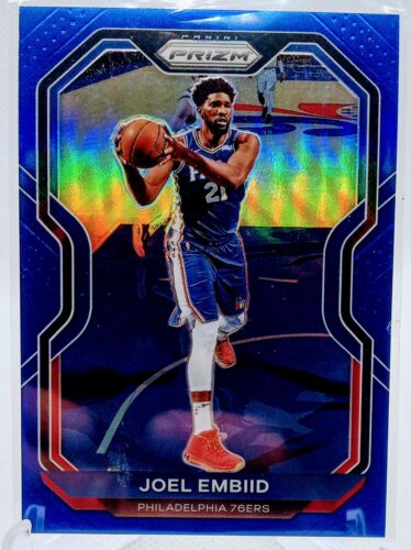 2020-21 Prizm Blue Prizm- Joel Embiid /199 Philadelphia 76ers! Color Match!