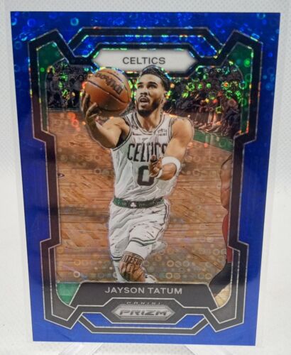 Jayson Tatum 2023-24 Panini Prizm /150 Blue Disco Boston Celtics #2