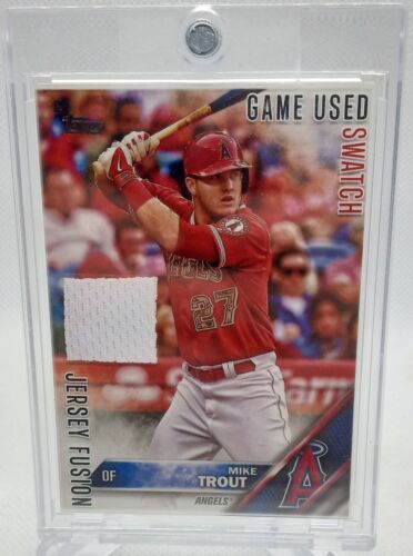 Mike Trout 2022 JERSEY FUSION PATCH RELIC  Los Angeles Angels