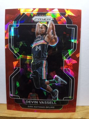 2021-22 Panini Prizm Red Ice Prizm- Devin Vassell Spurs