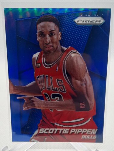 2014-15 Panini Prizm Scottie Pippen SP Blue Refractor  /99 Chicago Bulls SP