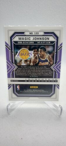 2021-22 Panini Obsidian Electric Etch Purple #133 Magic Johnson /99