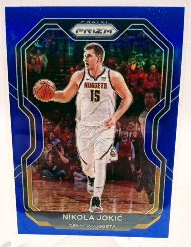 2020-21 Panini Prizm Blue Prizm /199 Nikola Jokic #114