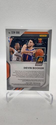 Devin Booker Card 2020-21 Panini Prizm Sensational Swatches Patch  #69