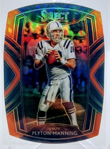 2020 Select Club Level Orange Prizm Die Cut- Peyton Manning Indianapolis Colts!