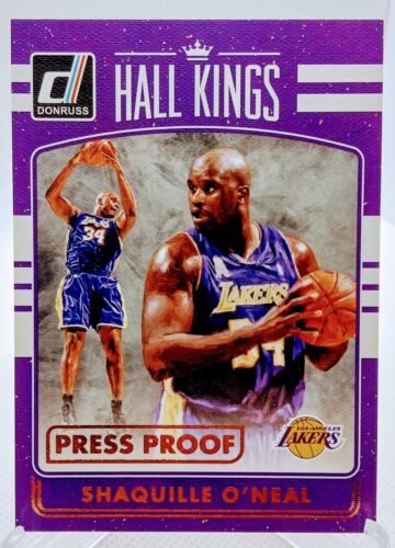 2016-17 Donruss Hall Kings Press Proof- Shaquille O'Neal /125