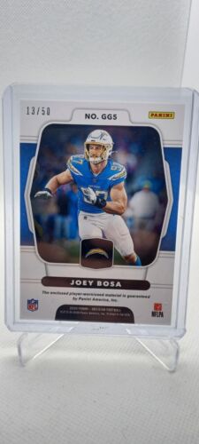 2020 Panini Obsidian Galaxy Gear Patch  #GG5 Joey Bosa Electric Etch Green /50