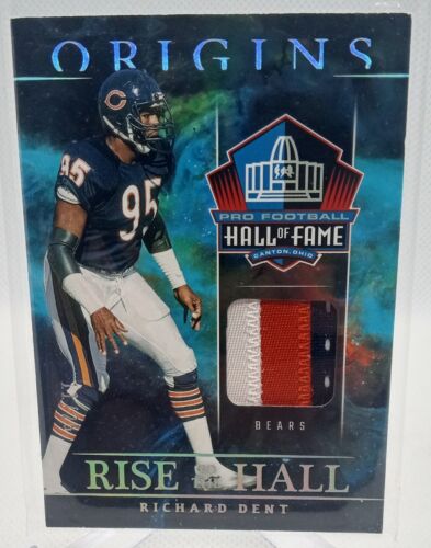 2023 PANINI ORIGINS TURQUOISE TRI-COLOR PATCH /25  RICHARD DENT CHICAGO BEARS