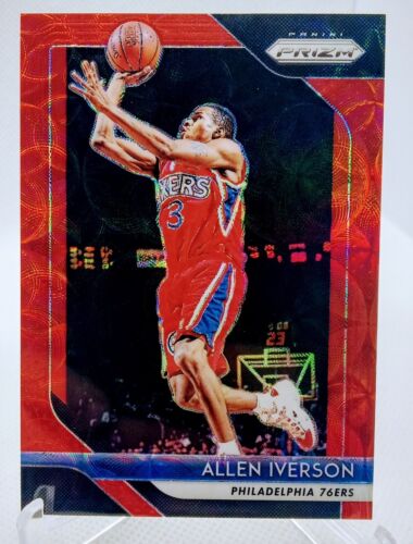 2018-19 Panini Prizm Red Choice Prizm Allen Iverson /88 Rare!