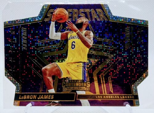 2022-23 Panini Contenders Superstar Die-Cuts #5 LeBron James Los Angeles Lakers