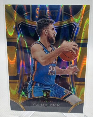 2023-24 Panini Select Vasilije Micic Gold Prizm Rookie Tectonic 1/10 #315 FP 1/1