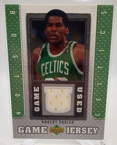 2007-08 Upper Deck Game Jersey Patch Robert Parish GJ-RP Celtics HOF