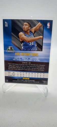 2015-16 PANINI REVOLUTION KARL-ANTHONY TOWNS RC ROOKIE #118 TIMBERWOLVES FRACTAL