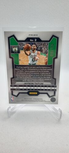 Jayson Tatum 2023-24 Panini Prizm /150 Blue Disco Boston Celtics #2