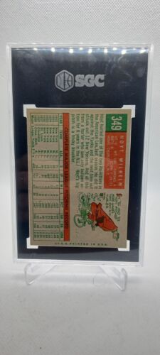 1959 Topps #349 Hoyt Wilhelm Card - Graded SGC Authentic